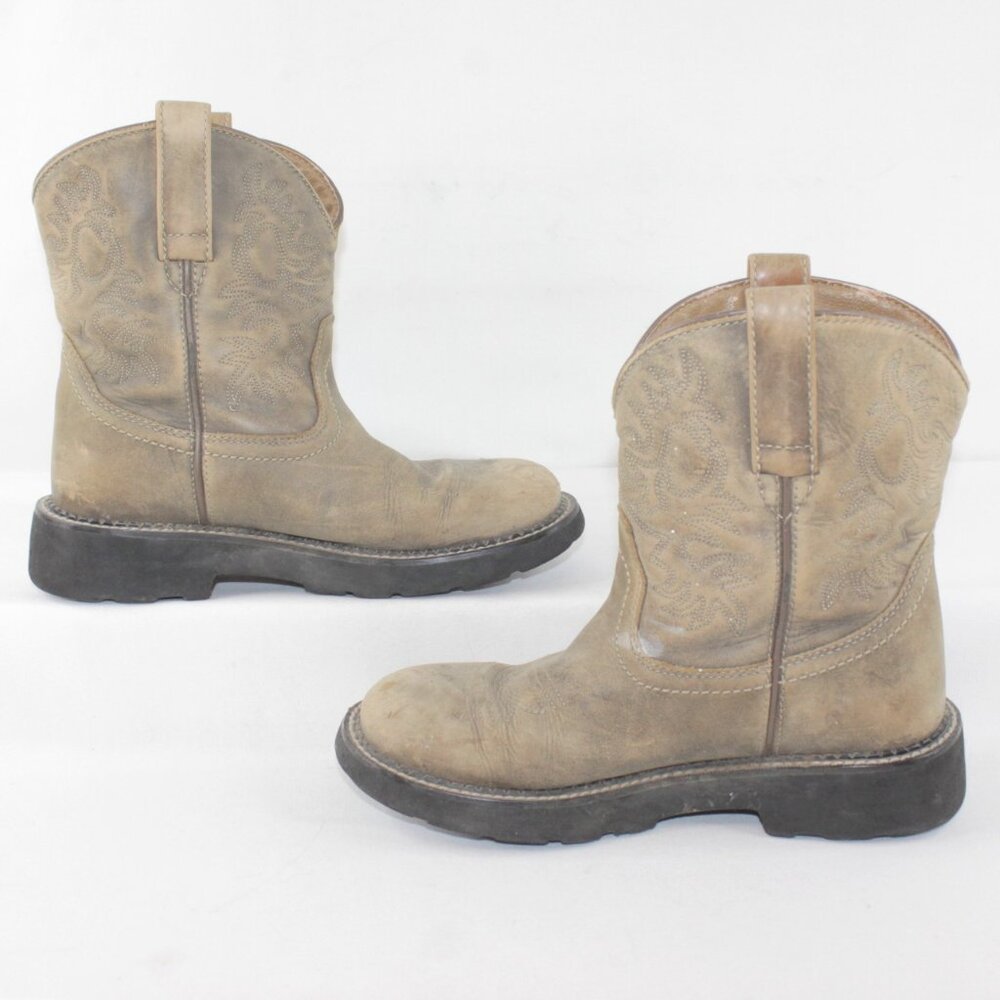 Ariat Fat Baby Style 14729 Cowgirl Western Pull On Boots Women's Size 8B 8 B